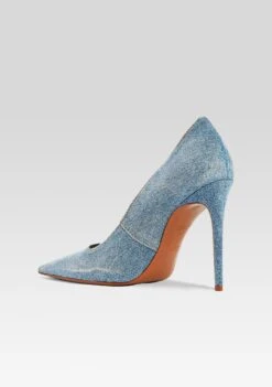 Jasmine Heel 8 Jasmine Heel -TrendAura Store Ecommerce Crop JasmineHeel Denim 3 ECOMM