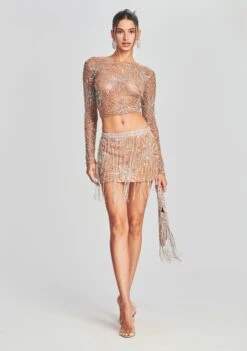 Beatrix Sequin Skirt 10 Beatrix Sequin Skirt -TrendAura Store Ecommerce Crop Retrofete eComm 220803 Set2 SHOT 30 4363