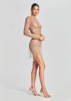 Beatrix Sequin Skirt 8 Beatrix Sequin Skirt -TrendAura Store Ecommerce Crop Retrofete eComm 220803 Set2 SHOT 30 4517