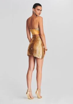 Milos Embellished Chainmail Top 8 Milos Embellished Chainmail Top -TrendAura Store Ecommerce Crop Retrofete eComm 220830 Shot 41 0071