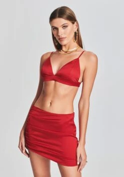 Sapo Silk Mini Skirt -TrendAura Store Ecommerce Crop Retrofete eComm 221018 Set2 SHOT 15 1396