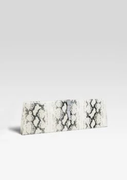 Ruth Large Shoulder Bag -TrendAura Store Ecommerce Crop RuthLargeShoulderBag Snake Silver ECOMM B a9835df3 b92c 46bb a873 82df0f2ad281