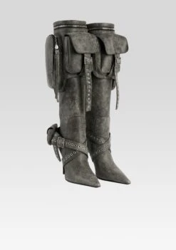 Yasmine Boot -TrendAura Store Ecommerce Crop YasmineBoot VintageBlack 2 ECOMM